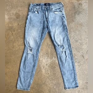 Dark washed Hollister skinny advanced stretch jeans